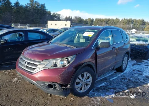 2012 Honda Cr-V Ex-L из США, поврежденный, VIN 5J6RM4H70CL027216